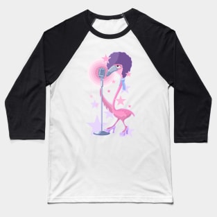 mrs.Fannie flamingo pop star / lilac edition Baseball T-Shirt